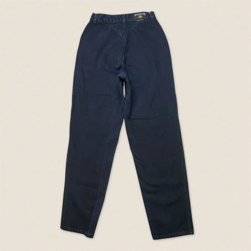 Vintage Western Rockies‎ Rocky Mountain Black Yoke Jeans - Size 24 x 29.5